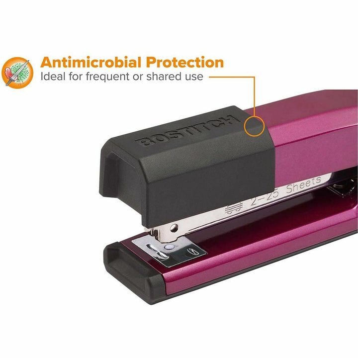 Image of Bostitch® Epic Stapler, 25-Sheet Capacity, Magenta