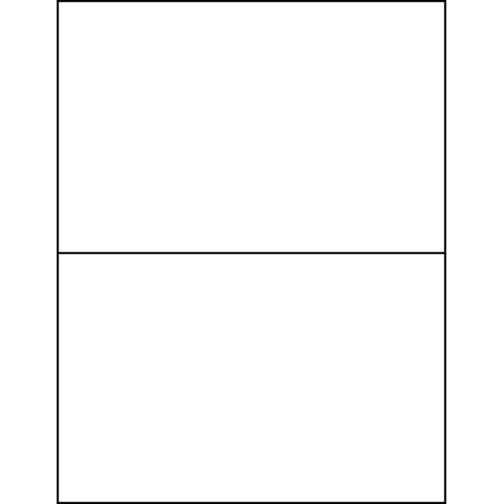 Image of Business Source Mailing Labels, Internet Shipping, 5-1/2"x8-1/2", 200/BX,WE