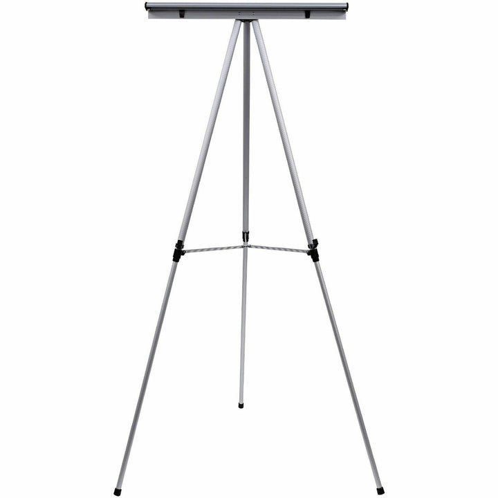Image of MasterVision® Telescoping Tripod Display Easel, Adjusts 38" To 69" High, Metal, Silver