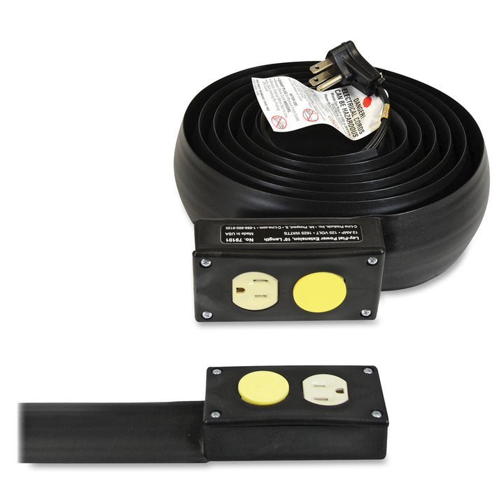 Image of C-Line® Power Extension/Cord Cover, 16 Gauge, 10 Ft, Black