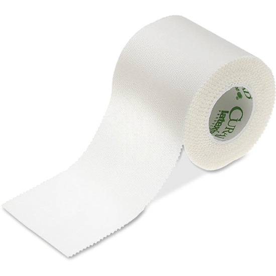 Image of Curad NON270102 Cloth Silk Adhesive Tape, 10 yd Length x 2" Width, White, Cloth, For Secure Dressing, 1 Box