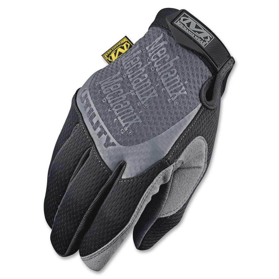 Image of Mechanix Wear® Utility Gloves, Hook/Loop Closure, Stretch, Size 9