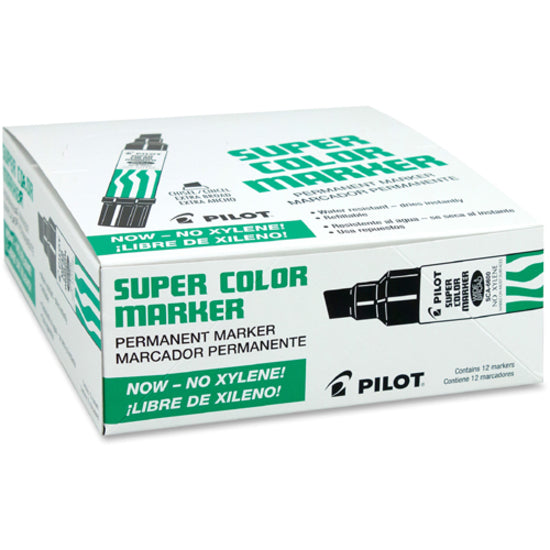 Image of Pilot® Jumbo Refillable Permanent Marker, Broad Chisel Tip, Black