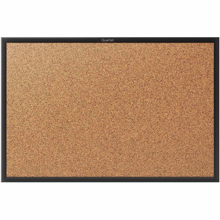 Image of Quartet® Cork Bulletin Board, 6'x4', Aluminum Frame/Black