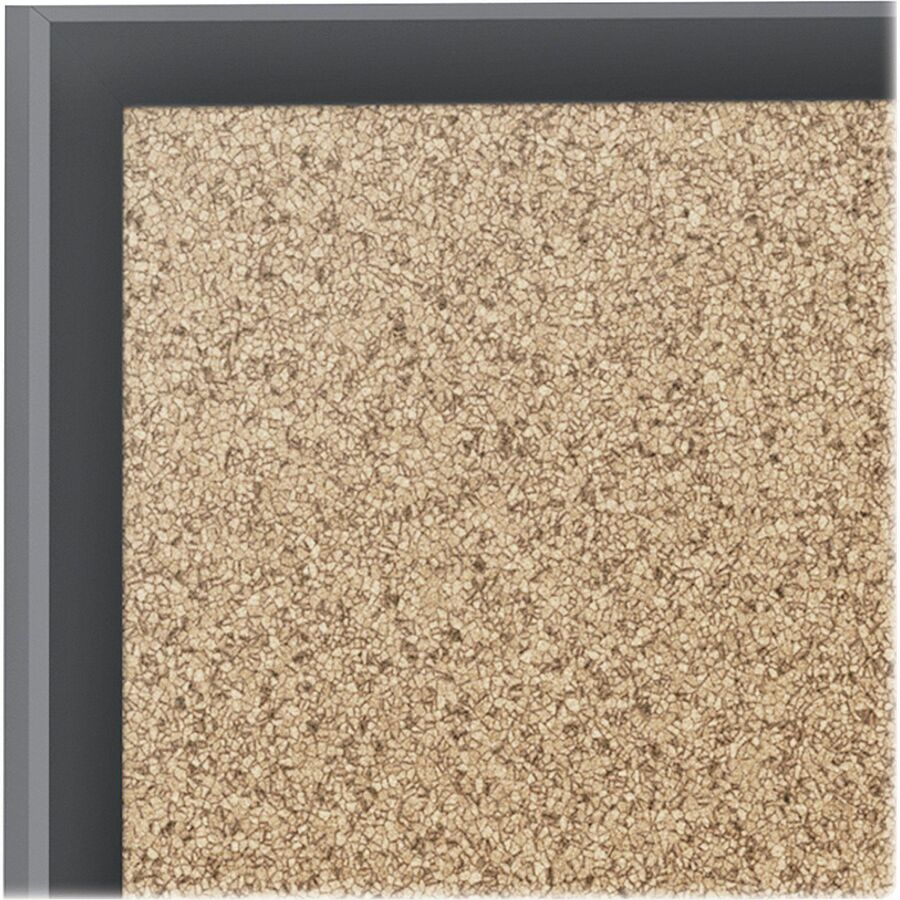 Image of Quartet® Cork Bulletin Board, 6'x4', Aluminum Frame/Black