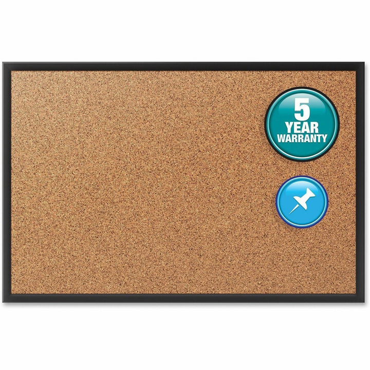 Image of Quartet® Cork Bulletin Board, 8'x4', Aluminum Frame/Black