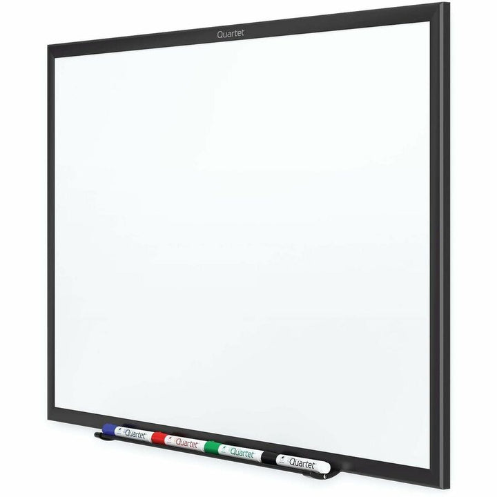 Image of Quartet® Classic Series Nano-Clean Dry Erase Board, 24" x 18", White Surface, Black Aluminum Frame