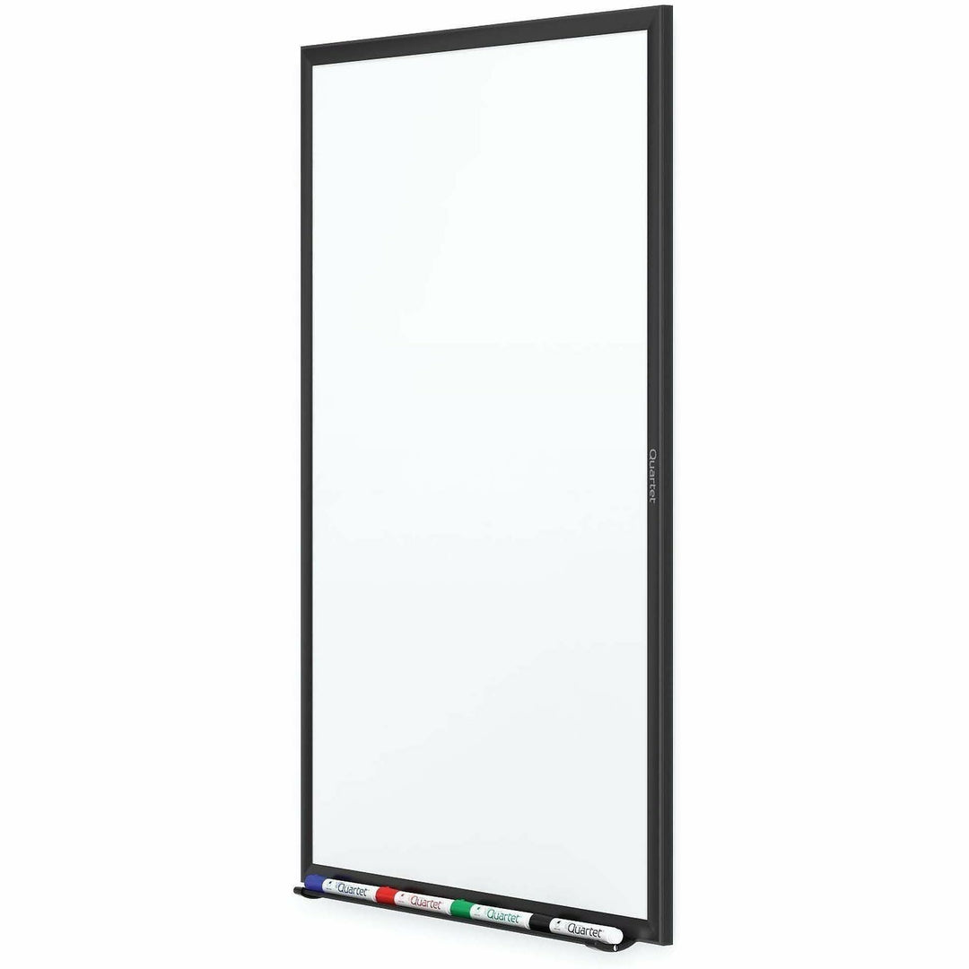 Image of Quartet® Classic Series Nano-Clean Dry Erase Board, 24" x 18", White Surface, Black Aluminum Frame