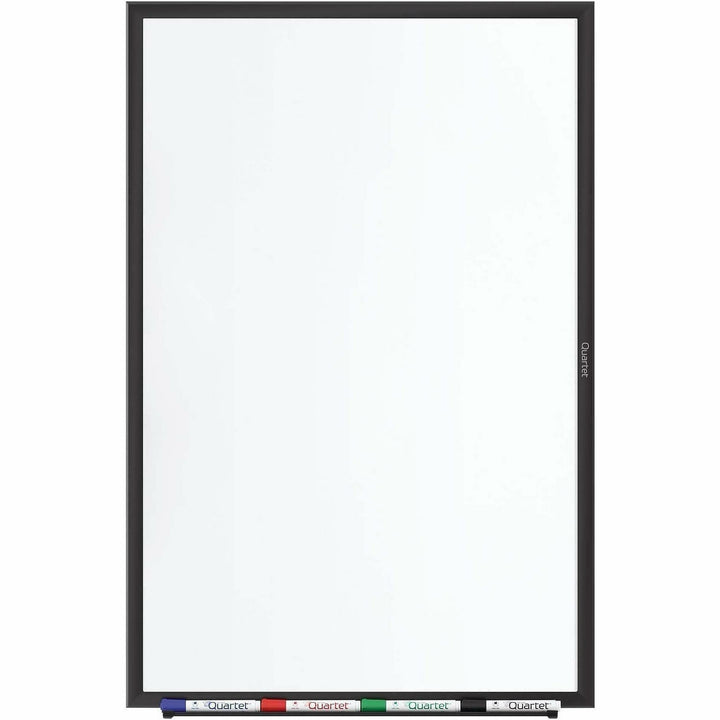 Image of Quartet® Classic Series Nano-Clean Dry Erase Board, 24" x 18", White Surface, Black Aluminum Frame