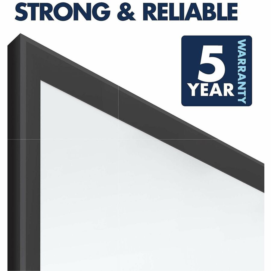 Image of Quartet® Magnetic Dry-Erase Board, 6'x4', Black Aluminum Frame