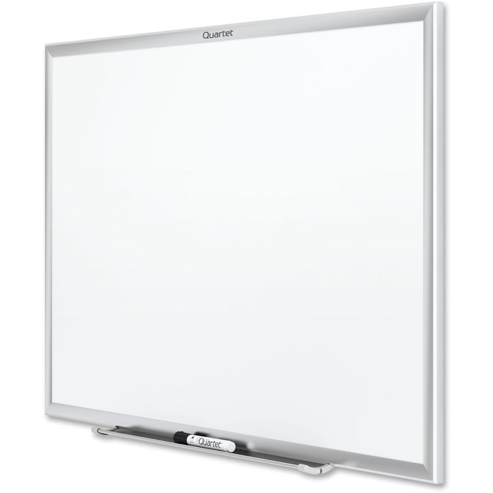 Image of Quartet® Classic Series Nano-Clean Dry Erase Board, 96" x 48", White Surface, Satin Aluminum Frame