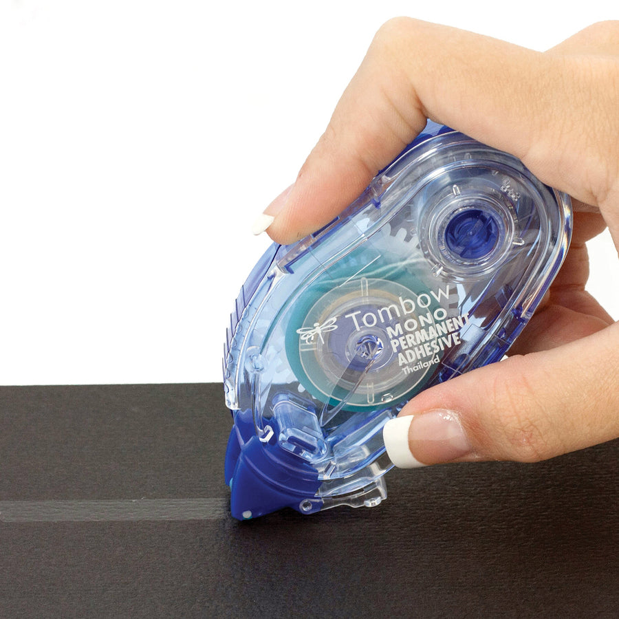 Image of Tombow® Permanent Adhesive Applicator, Refillable, 1/3"x472", Clear
