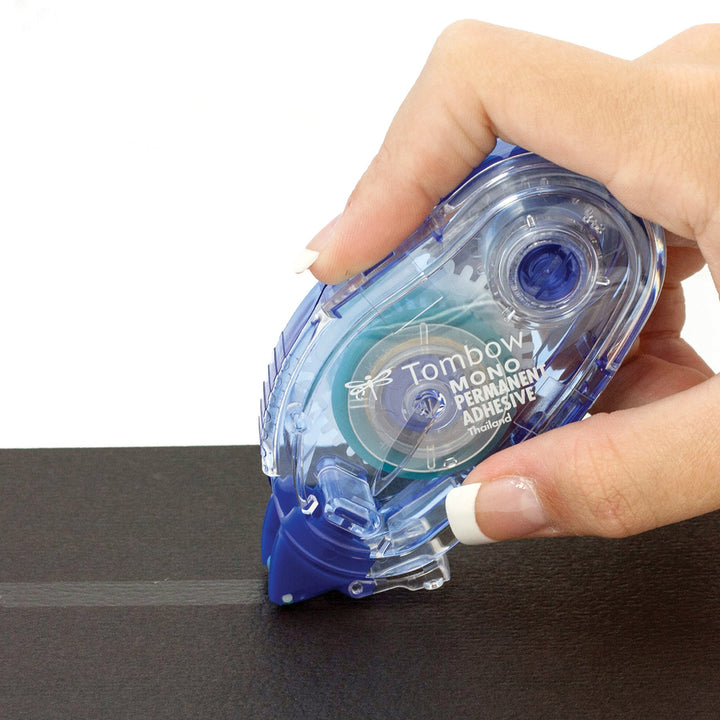Image of Tombow® Permanent Adhesive Applicator, Refillable, 1/3"x472", Clear