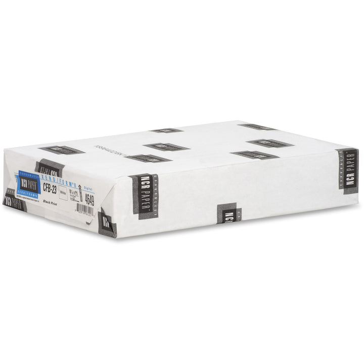 Image of NCR Carbonless Paper,Uncollated,Single,500/PK,8-1/2"x11",White