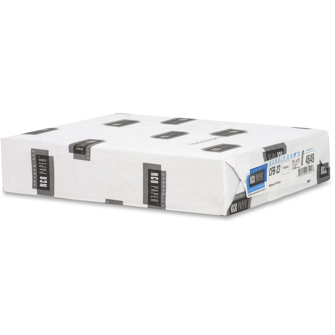 Image of NCR Carbonless Paper,Uncollated,Single,500/PK,8-1/2"x11",White