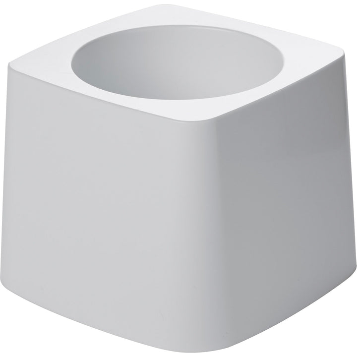 Image of Rubbermaid Commercial 631100 Toilet Bowl Brush Holder, Vertical, Polypropylene, White, 1 Each