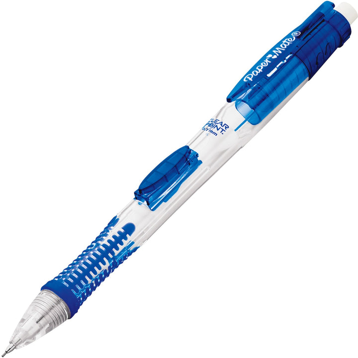 Image of Paper Mate® Clear Point Mechanical Pencil, 0.7 mm, HB (#2), Black Lead, Blue Barrel