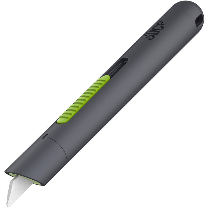 Image of slice® Pen Cutter w/Retract Blade, 5/8"x5/8"x5-1/8", Gray