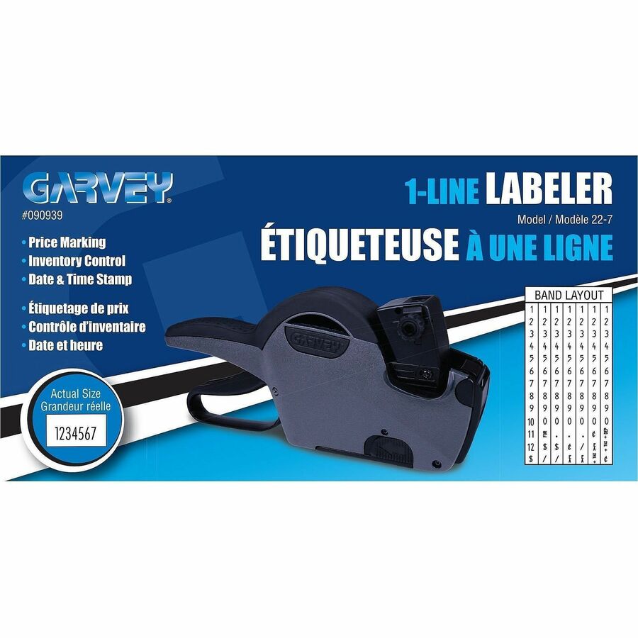 Image of Garvey® Pricemarker, Model 22-7, 1-Line, 7 Characters/Line, 0.81 x 0.44 Label Size