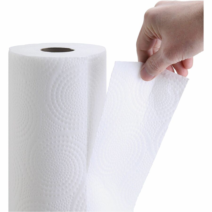 Image of Genuine Joe Towel Roll,Paper,2-Ply,200 Shts/Roll,11"x4.4", 24RL/CT,WE