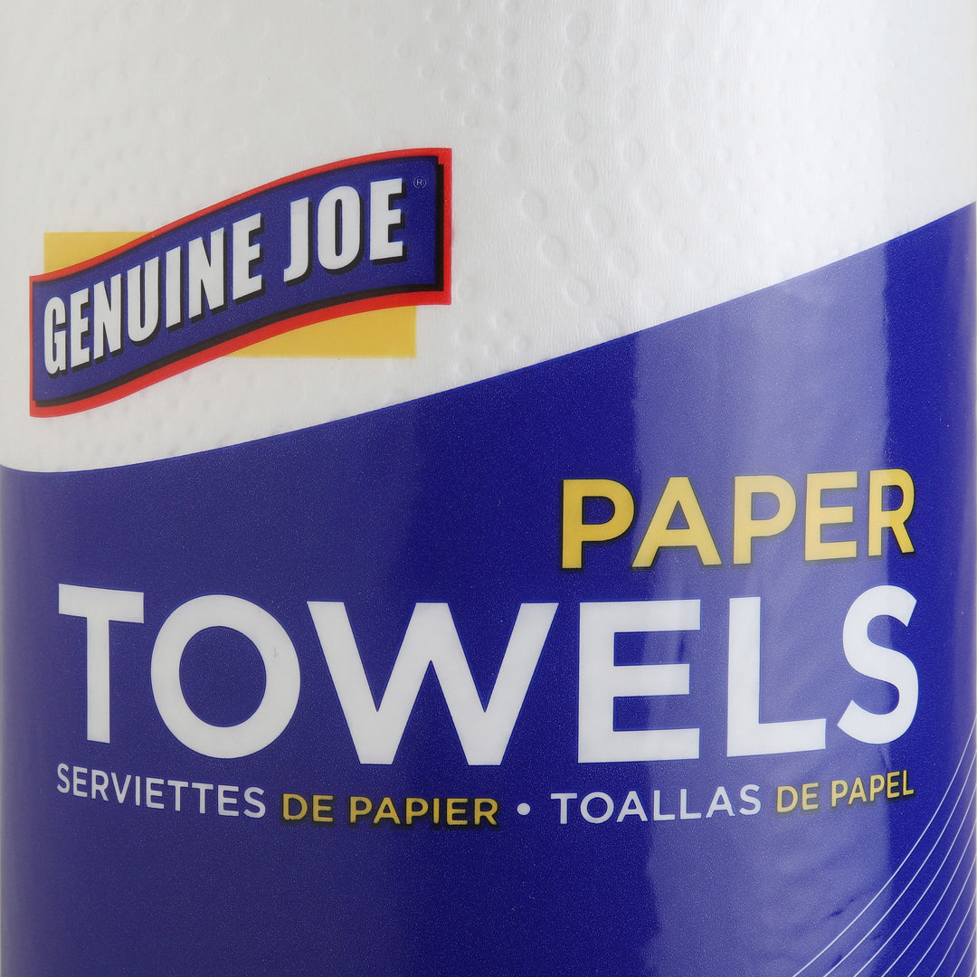 Image of Genuine Joe Towel Roll,Paper,2-Ply,200 Shts/Roll,11"x4.4", 24RL/CT,WE
