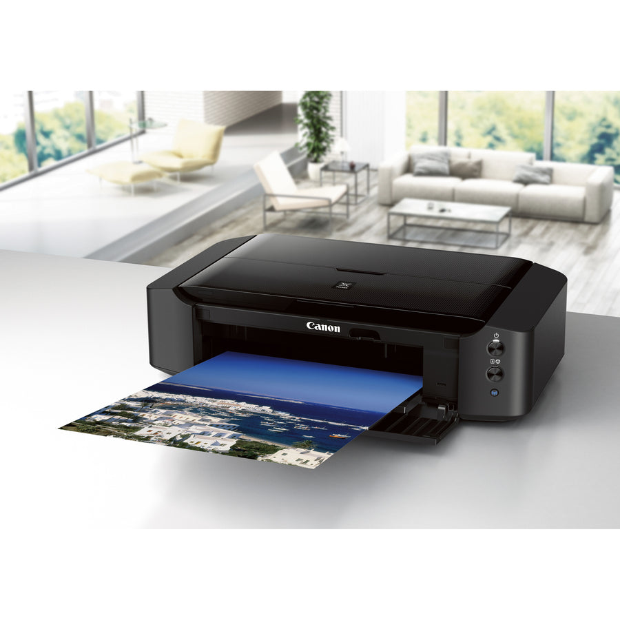 Image of Canon Pixma iP8720 Crafting Printer, 9600 x 2400 dpi Print, 150 Sheets Input, Wireless LAN, Photo/Disc Print, USB, 1 Each