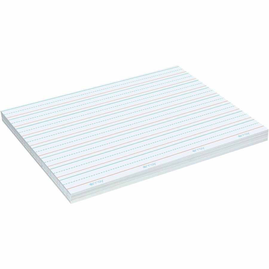 Image of Pacon® Dry Erase learning Boards, Ruled,11"x8-1/4", 30/PK, White