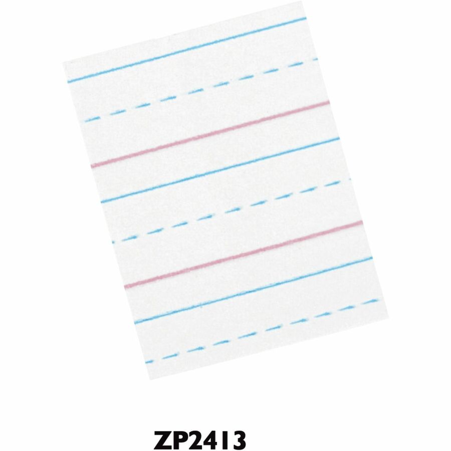 Image of Pacon® Sulphite Paper,Short Ruled,Grade-2,10-1/2"x8",500/RM,WE