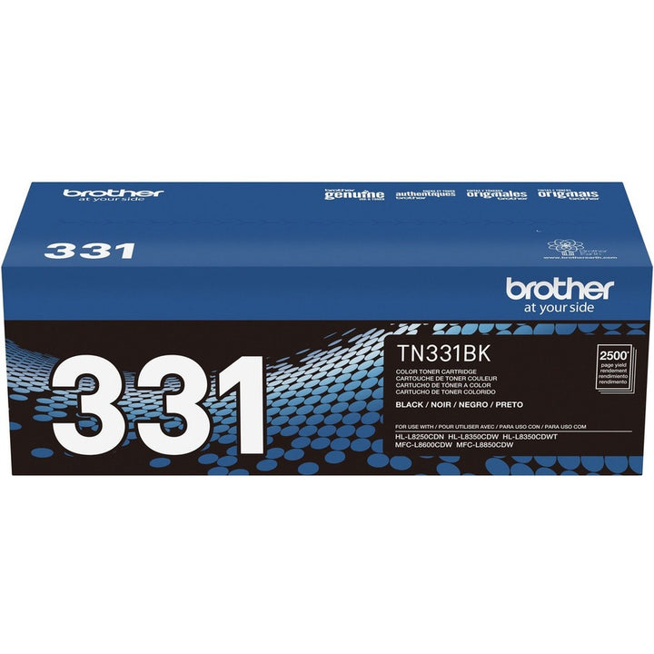 Image of Brother TN331BK TN331 Toner Cartridge, 2500 Pages, 1 Each