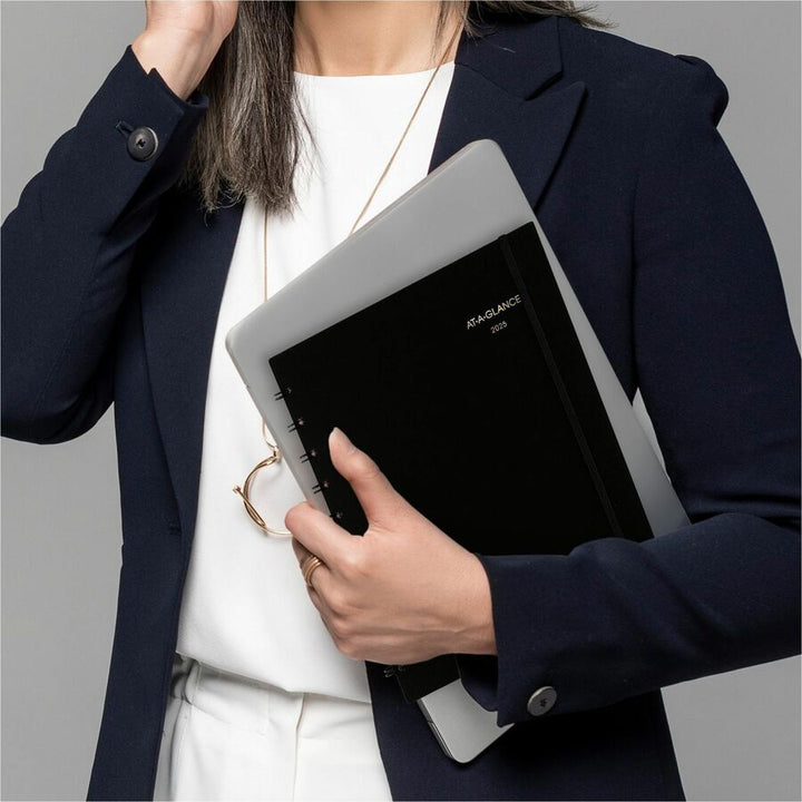 Image of AT-A-GLANCE® Wkly/Mthly Appt Book, 2PPW, 12Mth Jan-Dec, Black