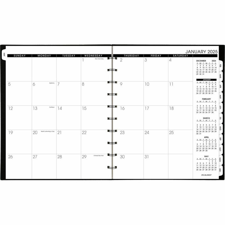 Image of AT-A-GLANCE® Wkly/Mthly Appt Book, 2PPW, 12Mth Jan-Dec, Black