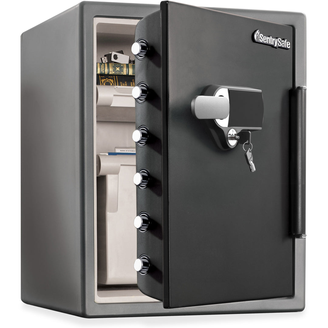 Image of Sentry® Safe Fire/Water Safe, w/ Digital Alarm, 18.6"x19.3"x23.8", GMBK