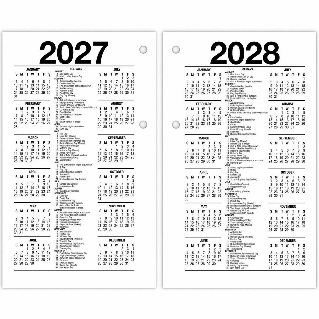 Image of AT-A-GLANCE® Desk Calendar Recycled Refill, 3.5 x 6, White Sheets, 12-Month (Jan to Dec): 2025