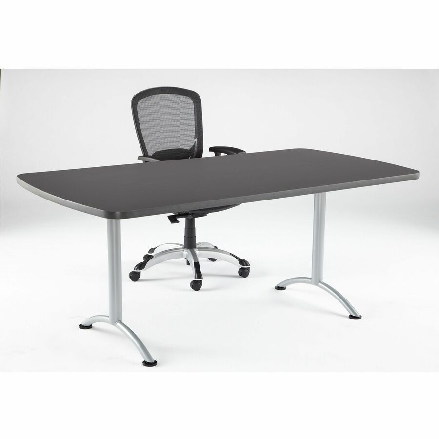 Image of Iceberg Sit-To-Stand Table, 3 Height Settings, 72"x36"x29", Graphite