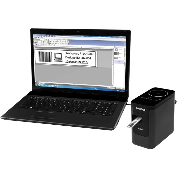 Image of P-touch P-touch PT-P750W Labelmaker, 0.94" Print Width, 1.18 in/s Mono, 180 dpi, 0.94" Label WidthAutomatic Cutting, 1 Each