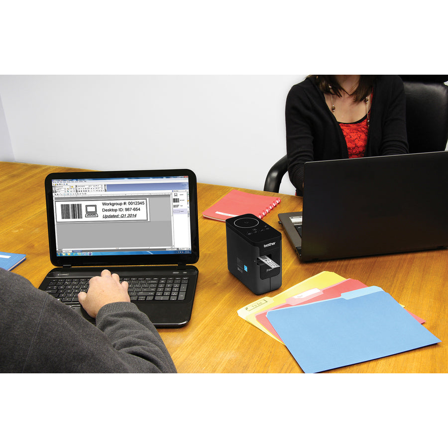 Image of P-touch P-touch PT-P750W Labelmaker, 0.94" Print Width, 1.18 in/s Mono, 180 dpi, 0.94" Label WidthAutomatic Cutting, 1 Each