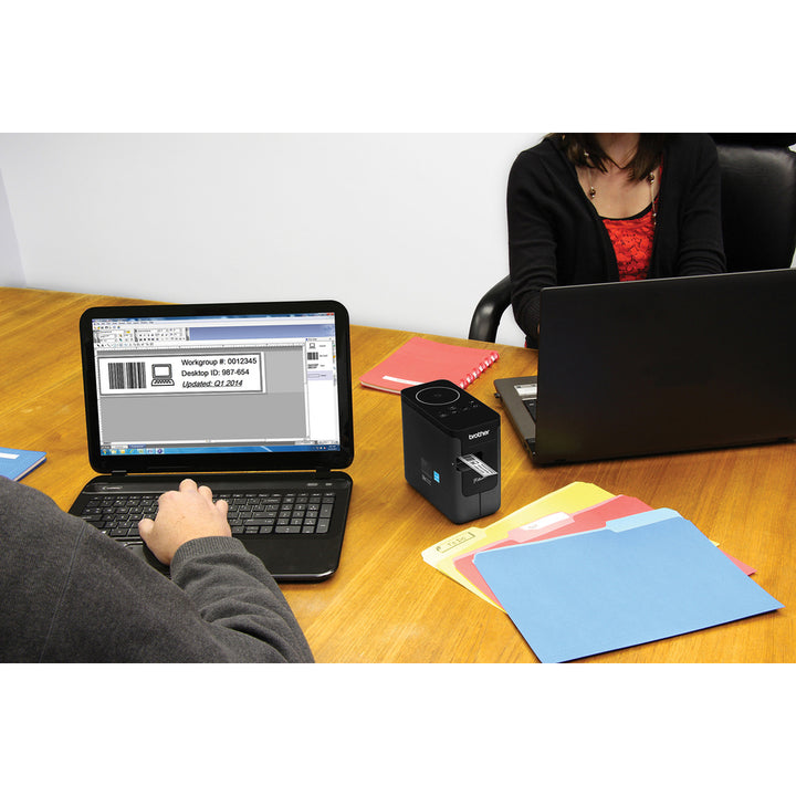 Image of P-touch P-touch PT-P750W Labelmaker, 0.94" Print Width, 1.18 in/s Mono, 180 dpi, 0.94" Label WidthAutomatic Cutting, 1 Each