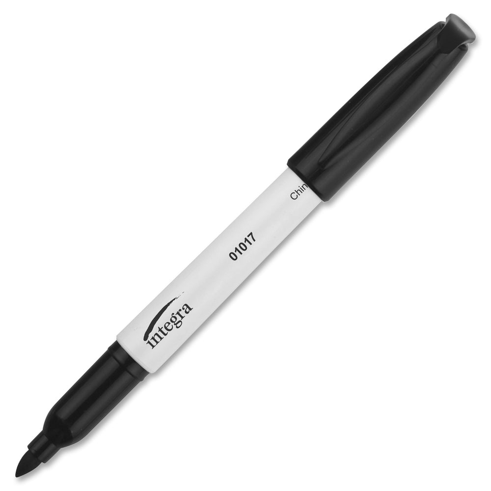 Image of Integra Dry Erase Marker, Bullet Tip, Black