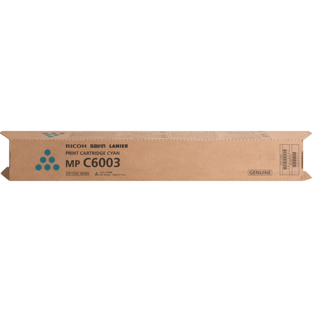 Image of Ricoh® Toner Cartridge, f/ MPC6003, 22500 Page Yield, CYN