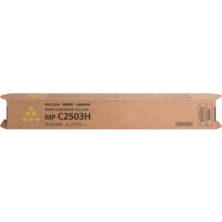 Image of Ricoh® Toner Cartridge, f/MPC2503, 9500 Page Yield, YW