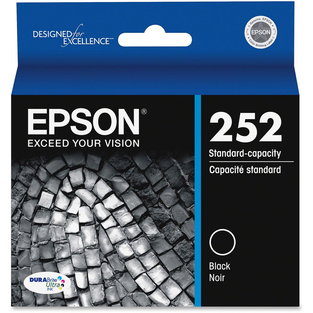 Image of Epson Ink Cartridge, 252, WF 3620/7110, 350 Page Yield, BK