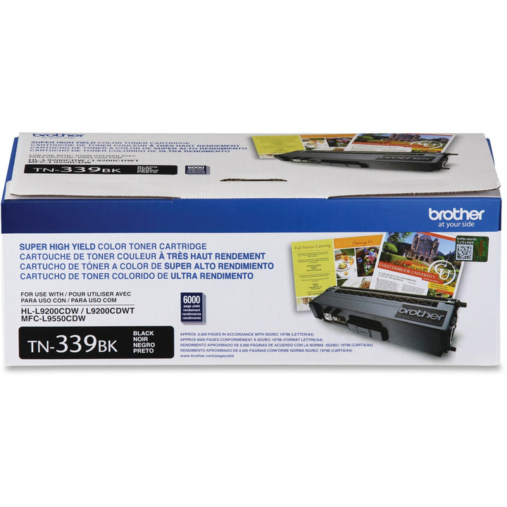 Image of Brother TN339BK Super High Yield Black Toner, 6000 Pages, 1 Each