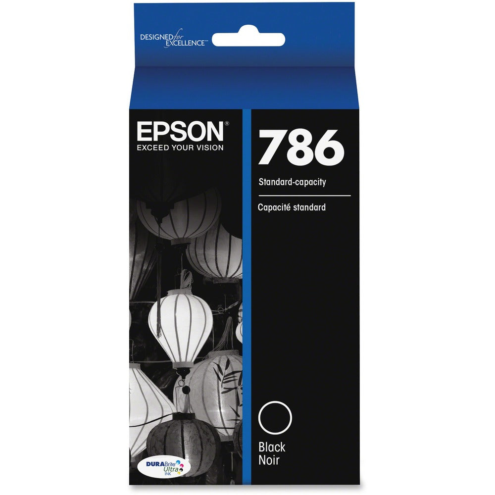 Image of Epson Ink Cartridge, 786, 900 Page Yield, BK Dye