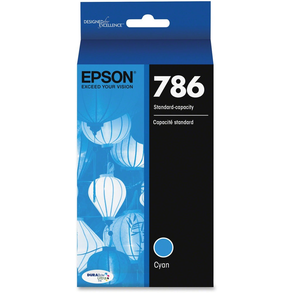 Image of Epson Ink Cartridge, 786, 800 Page Yield, CYN Dye
