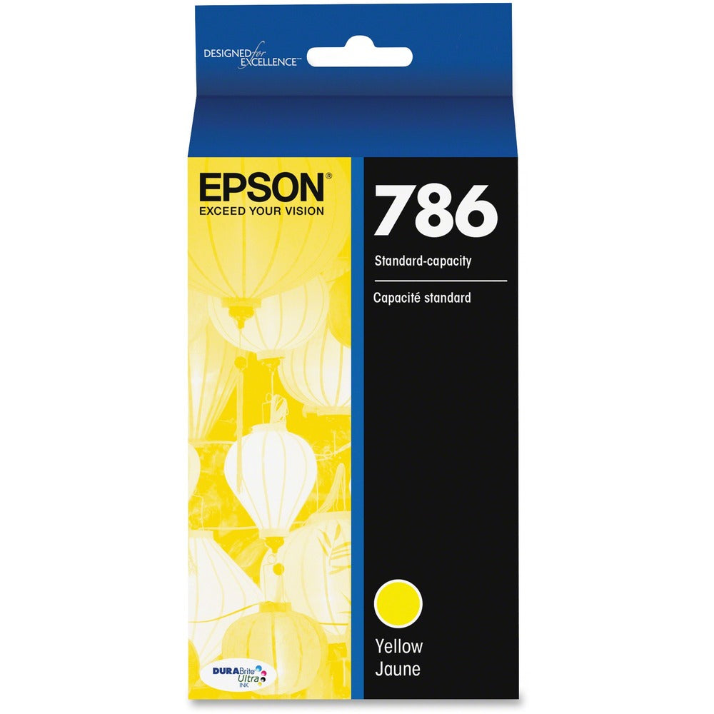 Image of Epson Ink Cartridge, 786, 800 Page Yield, YW Dye