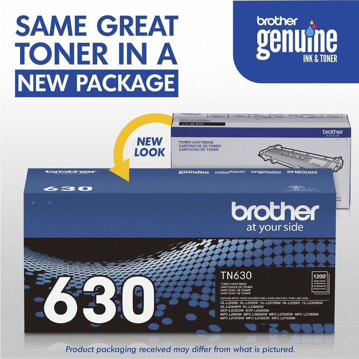 Image of Brother TN630 Toner Cartridge, 1200 Pages, 1 Each