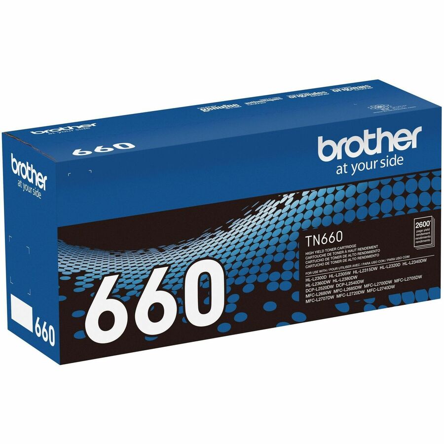 Image of Brother TN660 High-yield Toner Cartridge, 2600 Pages, 1 Each