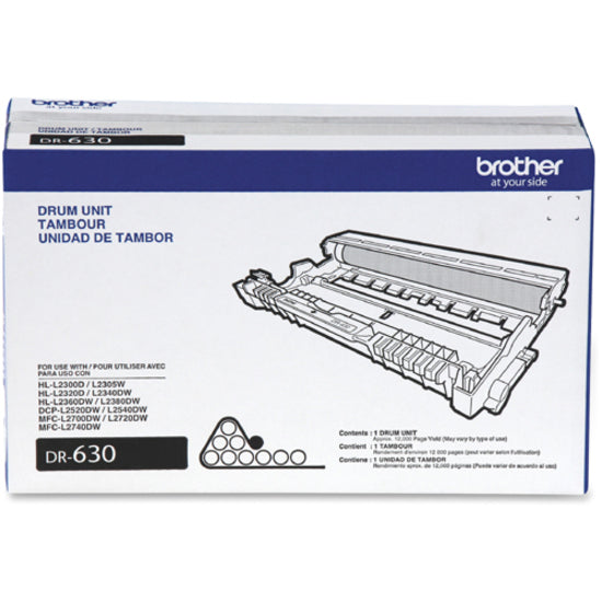 Image of Brother DR630 Drum Unit, Laser Print Technology, Black, 1 Each