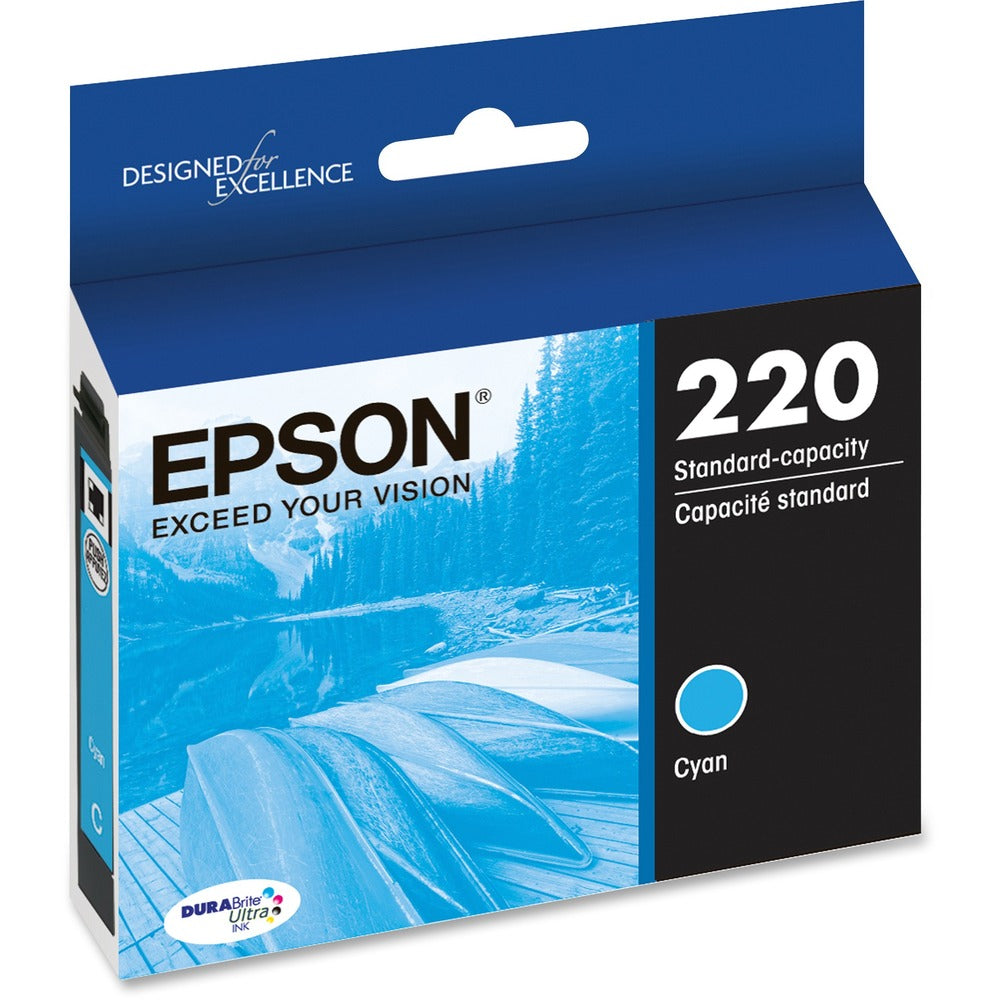 Image of Epson Ink Cartridge, f/XP320/WF2650, 165 Pg Yd, Cyan