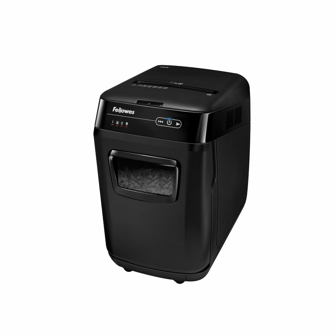 Image of Fellowes® Automax 150c Auto Feed Cross-Cut Shredder, 150 Auto/8 Manual Sheet Capacity
